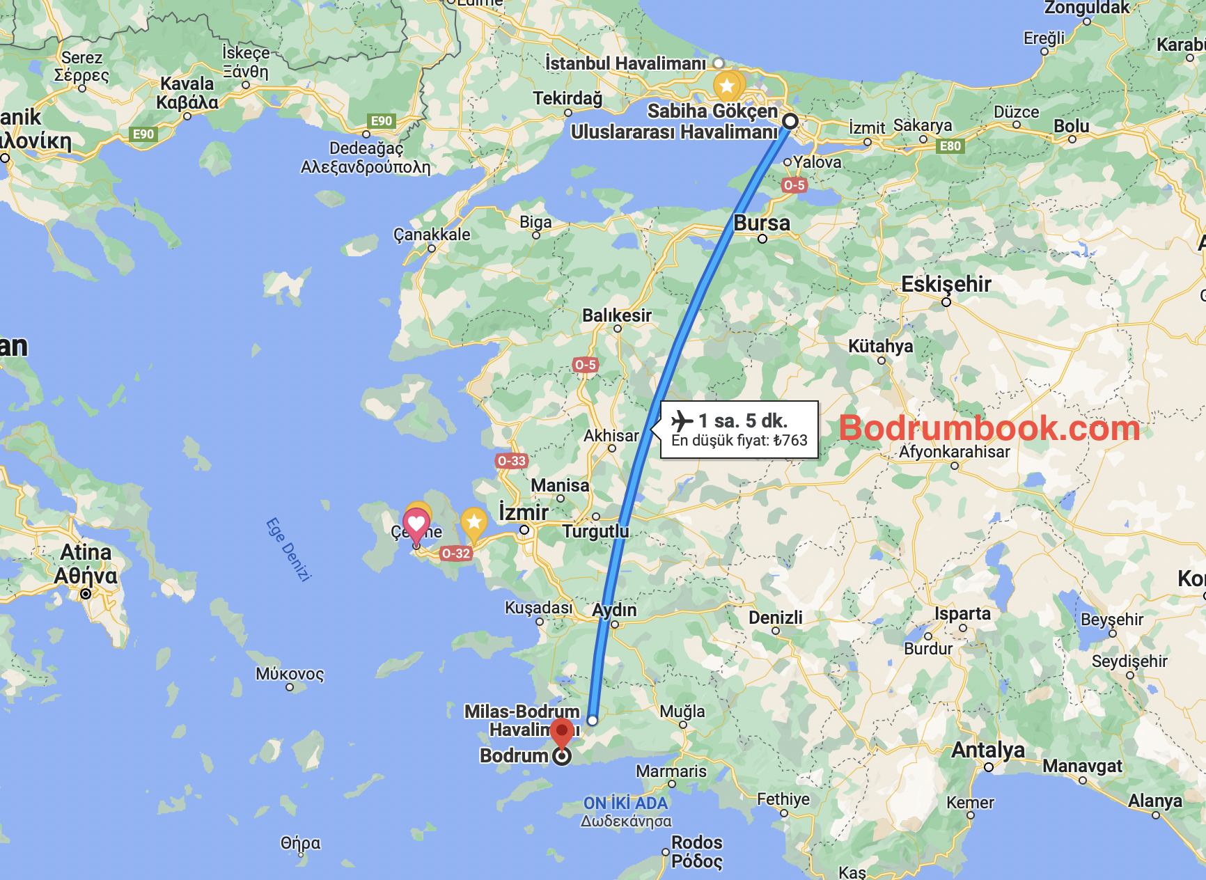 Bodrum'a Nasıl Gidilir ?